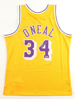 Shaquille O'Neal Signed Lakers Authentic Mitchell & Ness Jersey (PSA) at PristineAuction.com