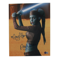 Amy Allen Signed "Star Wars: Episode II – Attack of the Clones" 11x14 Photo Inscribed "Aayla Secura" (Beckett) at PristineAuction.com
