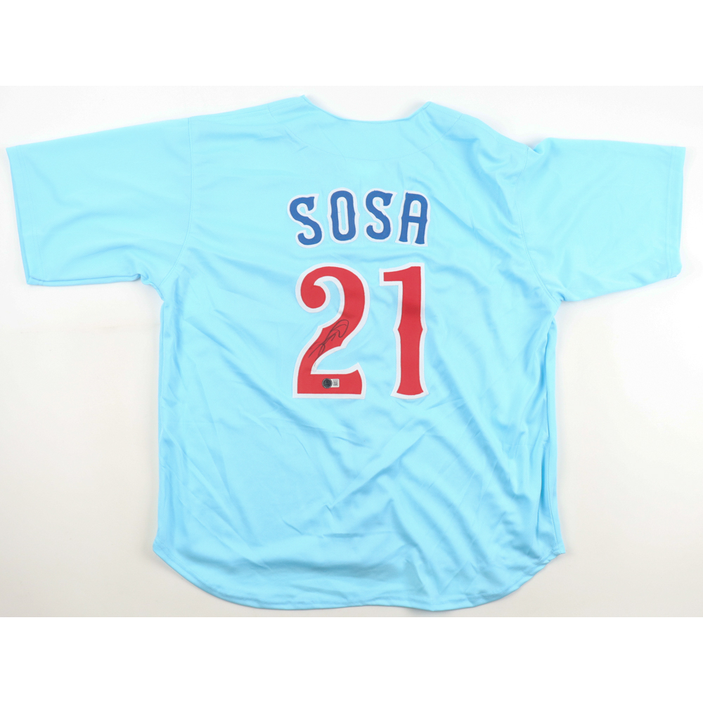 Sammy Sosa Signed Jersey (Beckett) at PristineAuction.com