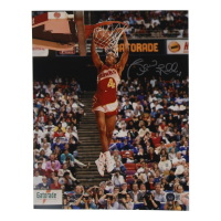 Spud Webb Signed Hawks 11x14 Photo (Beckett) at PristineAuction.com