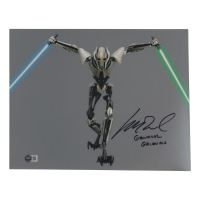 Matthew Wood Signed "Star Wars" 11x14 Photo Inscribed "General Grievous" (Beckett) at PristineAuction.com