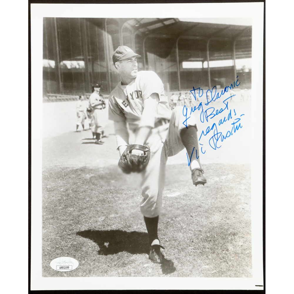 Vic Raschi Signed Yankees 8x10 Photo Inscribed "Best Regards" (JSA) at PristineAuction.com
