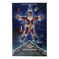 Chevy Chase Signed "National Lampoon's: Christmas Vacation" 11x17 Movie Poster Photo (Beckett) at PristineAuction.com