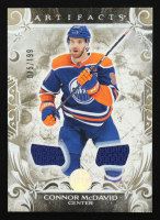 Connor McDavid 2024-25 Artifacts Materials Gold #152 #075/199 at PristineAuction.com