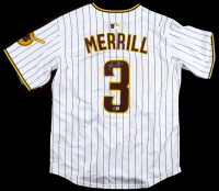Jackson Merrill Signed Padres Nike Authentic Jersey (Beckett) at PristineAuction.com