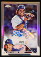 Mike Piazza 2023 Topps Chrome Update Legend Autographs #CLAMP #22/50 at PristineAuction.com