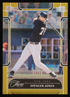 Spencer Jones 2024 Panini Three and Two Baseballs Best Memorabilia Holo Gold #36 #1/10 RC at PristineAuction.com