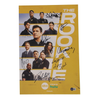 "The Rookie" 12x18 Photo Signed By (9) Including Nathan Fillion, Melissa O'Neil, Richard T Jones (Beckett) at PristineAuction.com