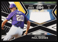Paul Skenes 2023 Elite Extra Edition First Round Materials #8 RC at PristineAuction.com