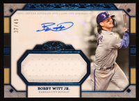Bobby Witt Jr. 2024 Topps Tier One Jumbo Relic Autographs Blue Foil #AT1JRBW #37/49 at PristineAuction.com