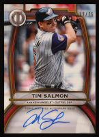 Tim Salmon 2025 Topps Tribute Autographs Gold #TATSN #9/75 at PristineAuction.com