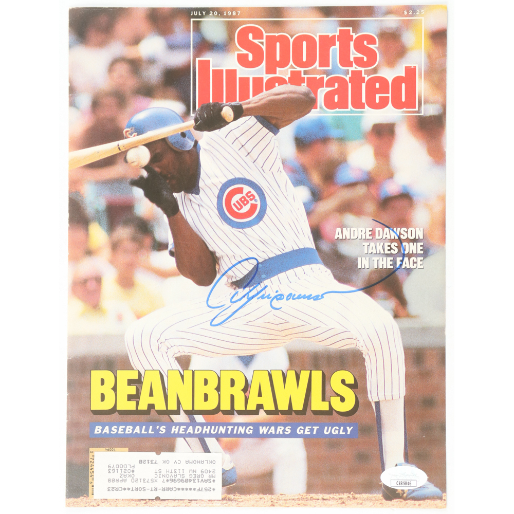 Andre Dawson Signed 1987 "Sports Illustrated" Magazine Cover Page (JSA) at PristineAuction.com