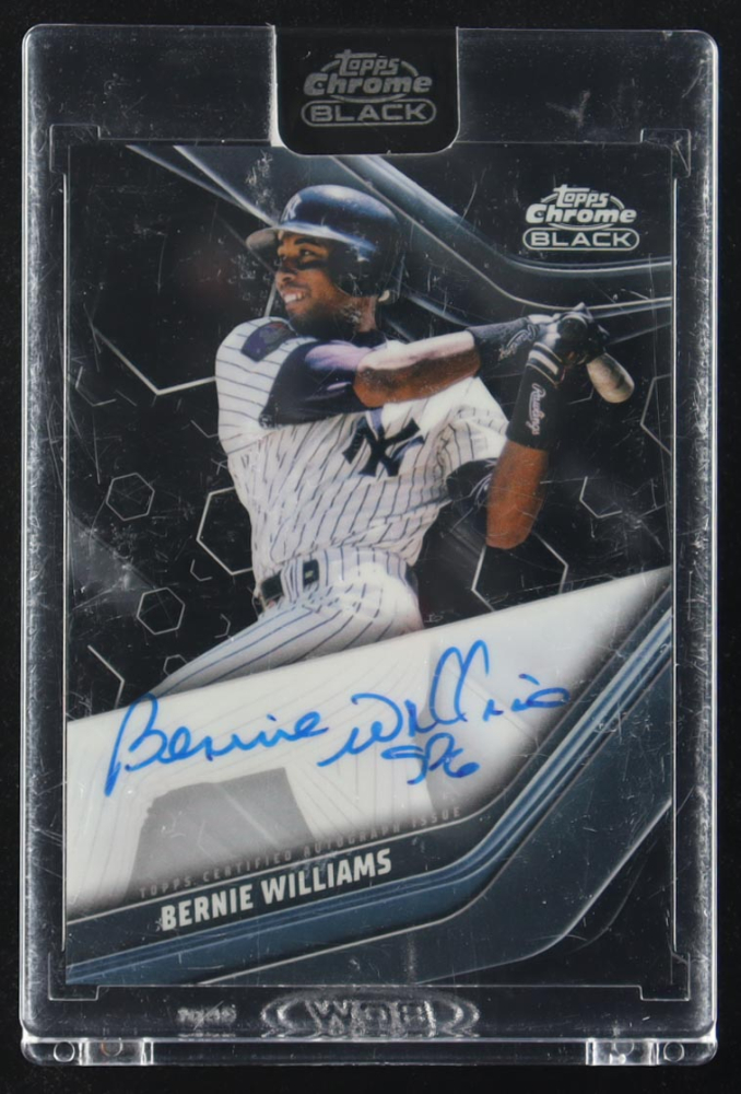 Bernie Williams 2023 Topps Chrome Black Autographs #CBABW