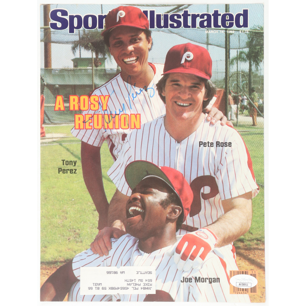 Tony Perez Signed 1983 "Sports Illustrated" Magazine Cover Page (JSA) at PristineAuction.com