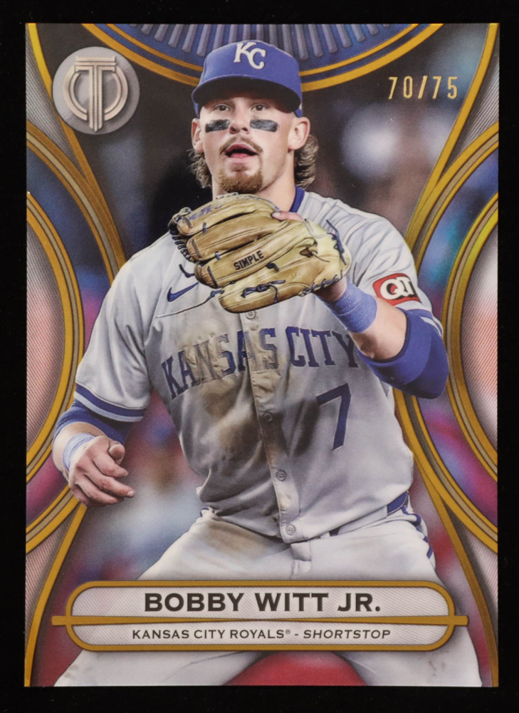 Bobby Witt Jr. 2025 Topps Tribute Gold #25 #70/75