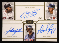 Adrian Beltre / Wade Boggs / Rafael Devers 2024 Topps Definitive Collection Trios Autographs #DDACBDB #1/25 at PristineAuction.com