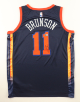 Jalen Brunson Signed Knicks Jordan Authentic Jersey (Beckett) at PristineAuction.com
