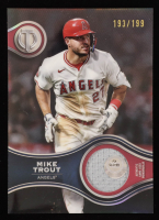 Mike Trout 2025 Topps Tribute Stamp of Approval Relics #SOAMT #193/199 at PristineAuction.com