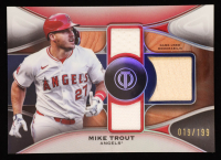 Mike Trout 2025 Topps Tribute Triple Relics #TTRMT #19/199 at PristineAuction.com
