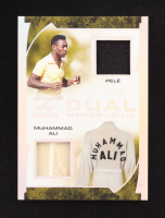 Pele / Muhammad Ali 2022 Leaf Ultimate Dual Memorabilia Silver Spectrum #UDM19 #10/10 at PristineAuction.com