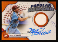Mike Schmidt 2024 Topps Pristine Popular Demand Autograph Relics Orange Refractors #DPARMS #06/25 at PristineAuction.com