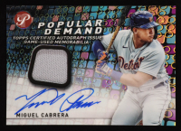 Miguel Cabrera 2022 Topps Pristine Popular Demand Autograph Relics Pink Refractors #PDARMC #13/15 at PristineAuction.com