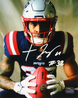 TreVeyon Henderson Signed Patriots 8x10 Photo (Prova) at PristineAuction.com