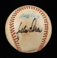 Julio Franco Signed OAL Baseball (Beckett) at PristineAuction.com