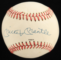 Mickey Mantle Signed OMML Baseball (Beckett) at PristineAuction.com