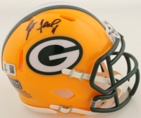 Brett Favre Signed Packers Speed Mini Helmet (Beckett & Favre) at PristineAuction.com