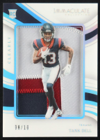 Tank Dell 2023 Immaculate Collection Clearly Immaculate Rookie Jerseys Prime #8 #08/10 RC at PristineAuction.com