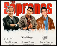 Dan Grimaldi, Robert Funaro & Jason Cerbone Signed "The Sopranos" 16x20 Photo (JSA) at PristineAuction.com