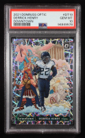 Derrick Henry 2021 Donruss Optic Downtown! #19 (PSA 10) at PristineAuction.com