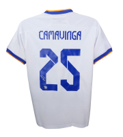 Eduardo Camavinga Signed Real Madrid Adidas Authentic Jersey (Beckett) at PristineAuction.com