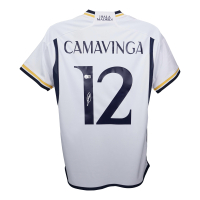Eduardo Camavinga Signed Real Madrid Adidas Authentic Jersey (Beckett) at PristineAuction.com