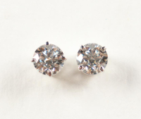New 1.82 CTW Lab Grown Pair of Diamond Earrings E, VVS2 | Estimated Retail Value: $3,100 (UGL & IGI) at PristineAuction.com