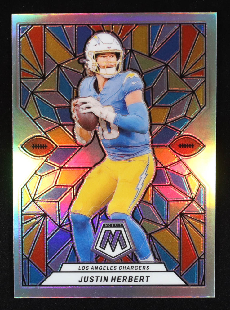 Justin Herbert 2024 Panini Mosaic Stained Glass #3