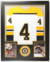 Bobby Orr Signed Custom Framed Jersey Display with (2) Photos (Orr) at PristineAuction.com