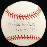 Phil Niekro Signed OML Baseball Inscribed "H.O.F. -97" (PSA) at PristineAuction.com