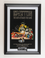 "Led Zeppelin: The Song Remains the Same" Custom Framed Print with Led Zeppelin Patch at PristineAuction.com