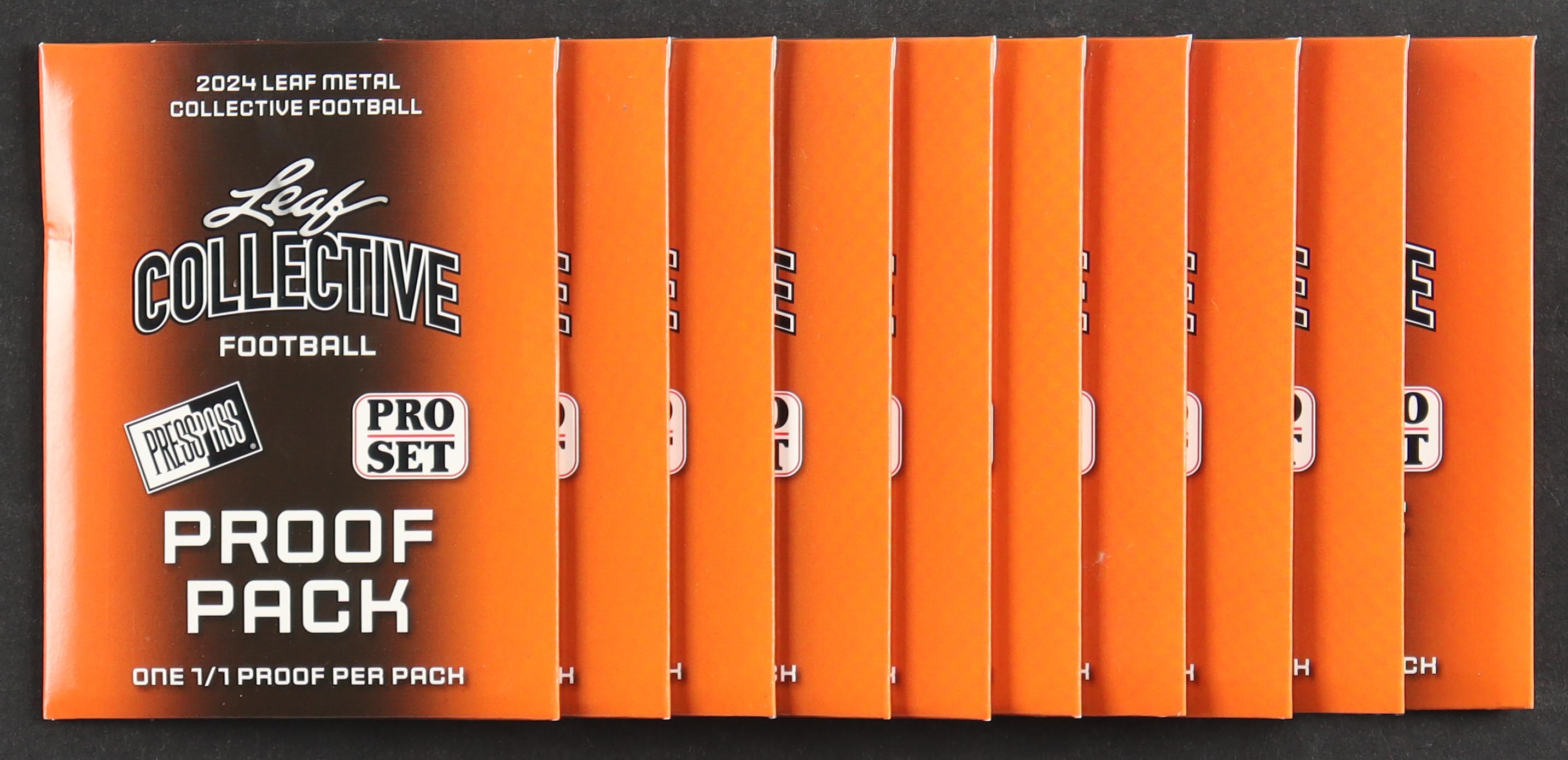 2024 Leaf Metal Collective Football Proofs Lot Of (10) Packs at PristineAuction.com 2024 Leaf Metal Collective Football Proofs Lot Of (10) Packs at PristineAuction.com