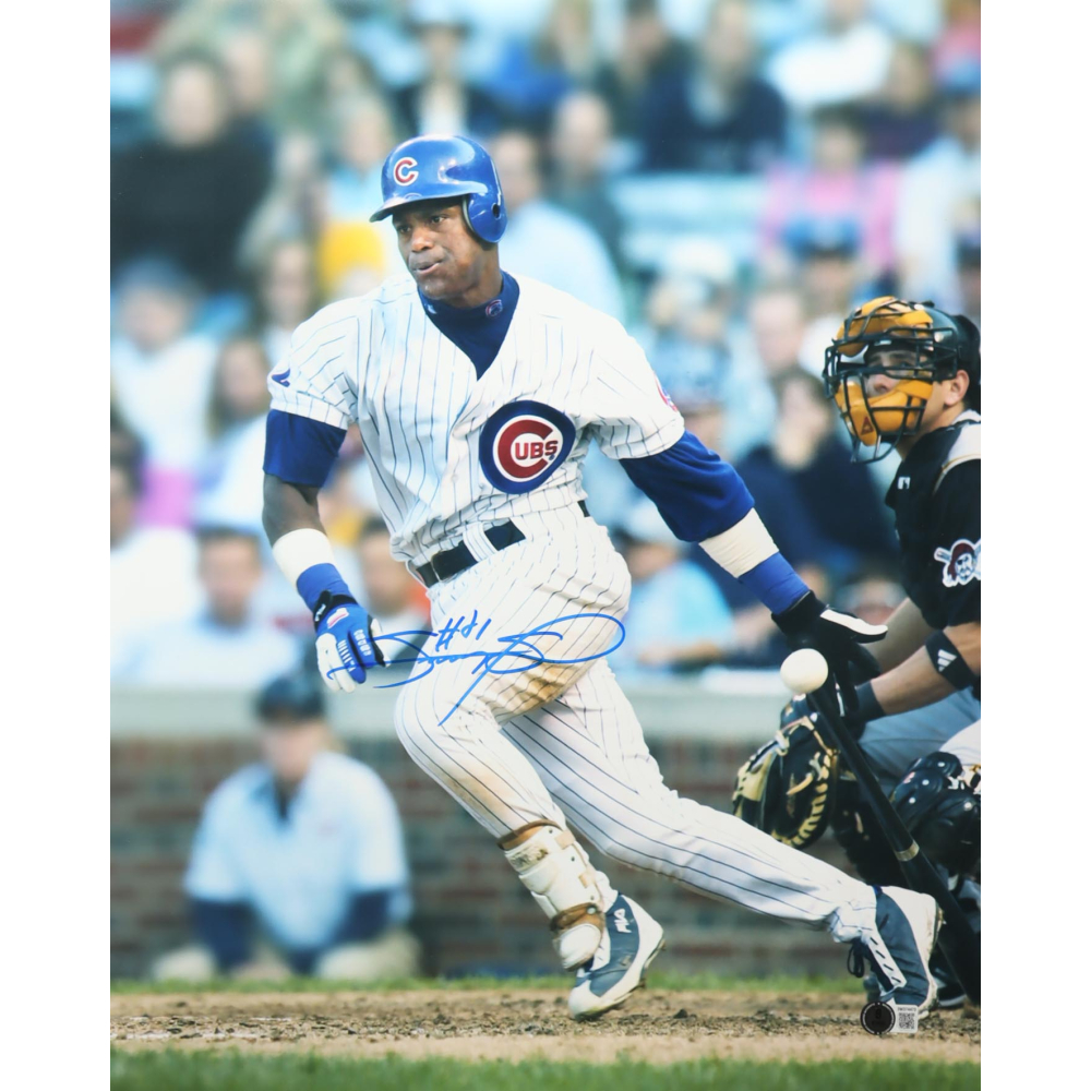 Sammy Sosa Signed Cubs 16x20 Photo (Beckett) at PristineAuction.com