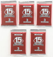 Lot of (5) 2025 Leaf National Convention 15th Anniversary Red Packs at PristineAuction.com
