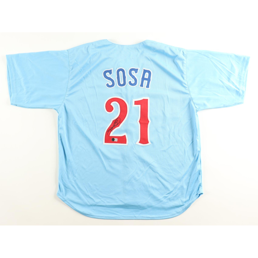 Sammy Sosa Signed Jersey (Beckett) at PristineAuction.com