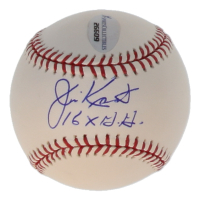 Jim Kaat Signed OML Baseball Inscribed "16x G.G." (Sports Collectibles) at PristineAuction.com