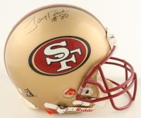 Jerry Rice Signed 49ers Full-Size Authentic On-Field Helmet (Beckett) at PristineAuction.com