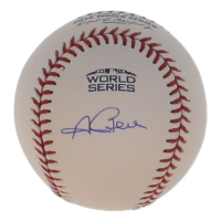 Andrew Benintendi Signed 2018 World Series Logo Baseball (JSA) at PristineAuction.com