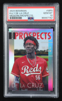 Elly De La Cruz 2023 Bowman Chrome Modern Prospect #MP9 RC (PSA 10) at PristineAuction.com