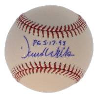 David Wells Signed OML Baseball Inscribed "PG 5.17.98" (JSA) at PristineAuction.com