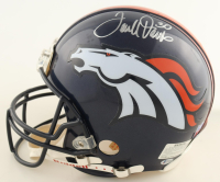 Terrell Davis Signed Broncos Full-Size Authentic Speed Helmet (Beckett) at PristineAuction.com